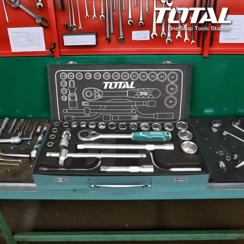 Caja de Herramientas TOTAL Bits Set x24