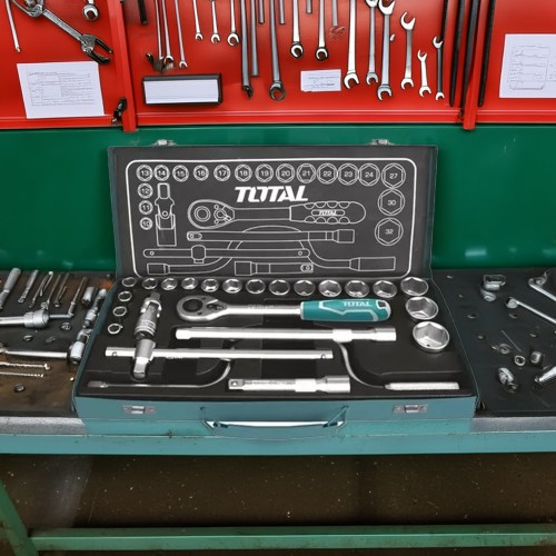 Caja de Herramientas TOTAL Bits Set x24